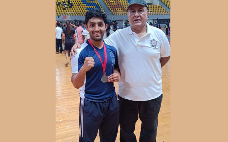 Shyamantak Ganguly – Won 2nd place in National Kickboxing Championship, 2021, Goa