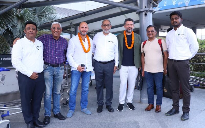 ICAD forays into the Indian Market, Delegates arrive at the Indira Gandhi International Airport
