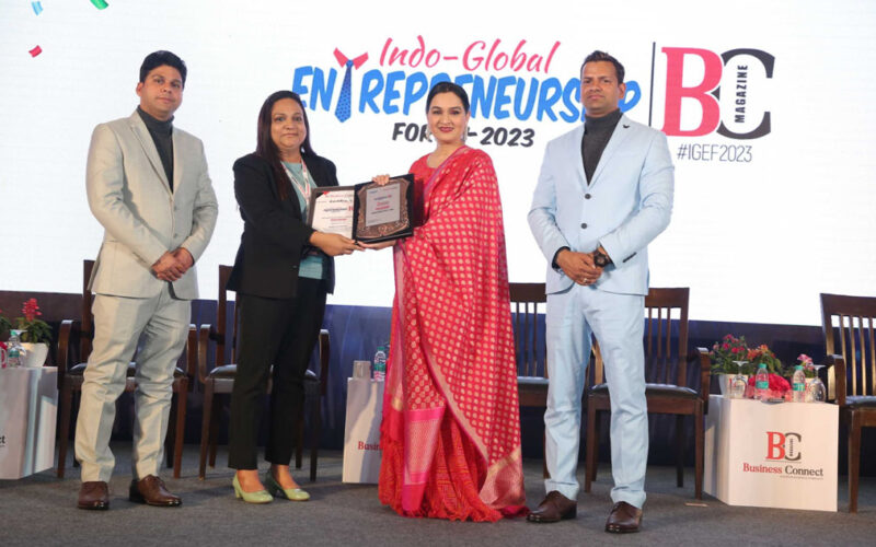 Indo Global Entrepreneurship Forum Awards Neha Agarwal, Founder & Director Digi Acai – Women Entrepreneur of the Year 2022
