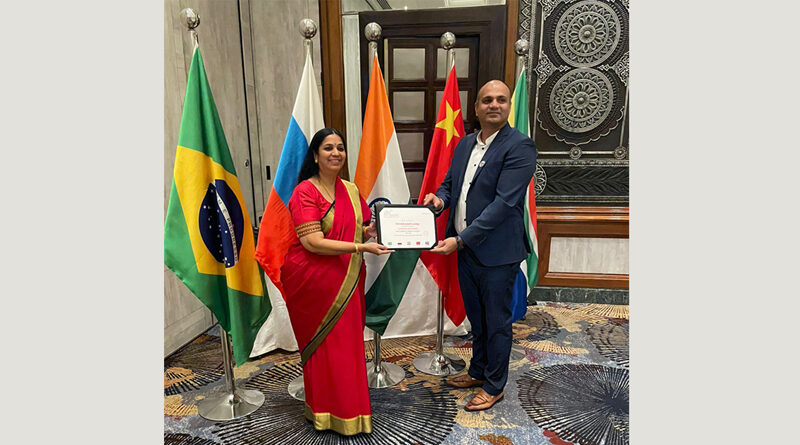 Mr Ashutosh Landge Gets Elected as Member Governing Body, BRICS Chamber of Commerce and Industry for the Year 2023 to 2026