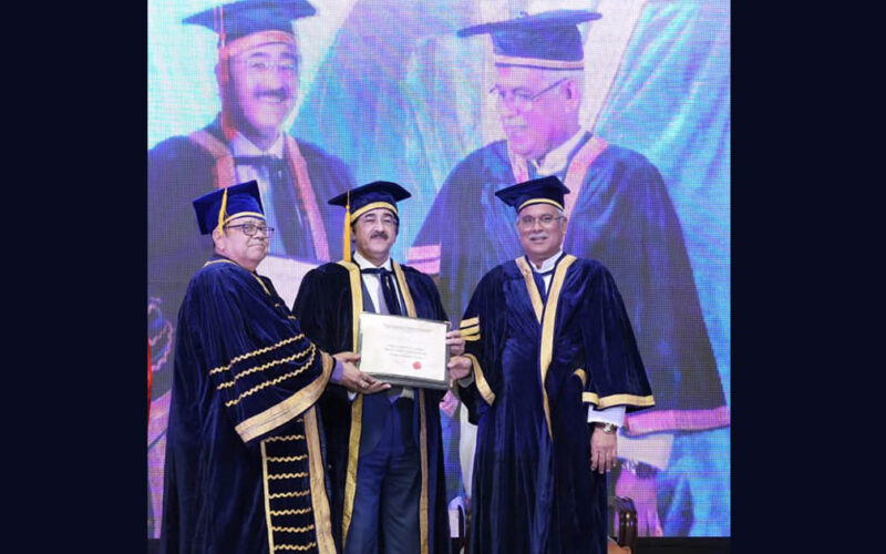 Nine World Record Holder Sandeep Marwah Honored with Doctorate by French University