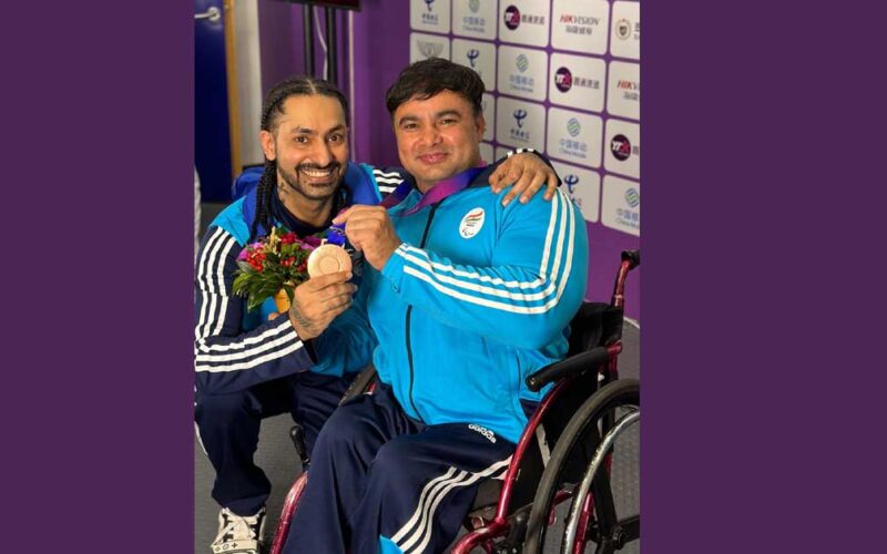 Powerlifter Ashok bags bronze medal at Asia Para Games 2023; makes his coach and India proud