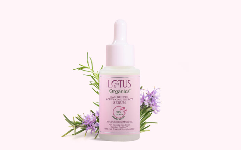 Lotus Organics + introduces its Hair Growth Active- Concentrate Serum