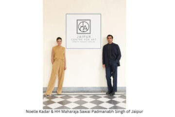 HH Maharaja Sawai Padmanabh Singh of Jaipur & Contemporary Arts Specialist, Noelle Kadar launch Jaipur Centre for Art at City Palace in November’24