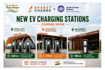 Bharat Charge Announces Association with South Central Railway to Expand Ultra-Fast EV Charging Network