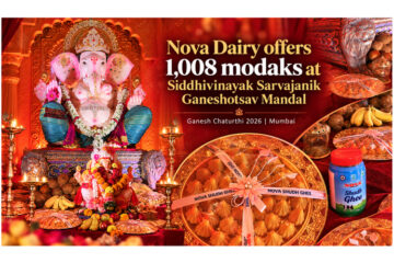 From a 120 Kg Modak to 1,008 Modaks: Nova Dairy Continues Its Ganesh Chaturthi Tradition in Mumbai
